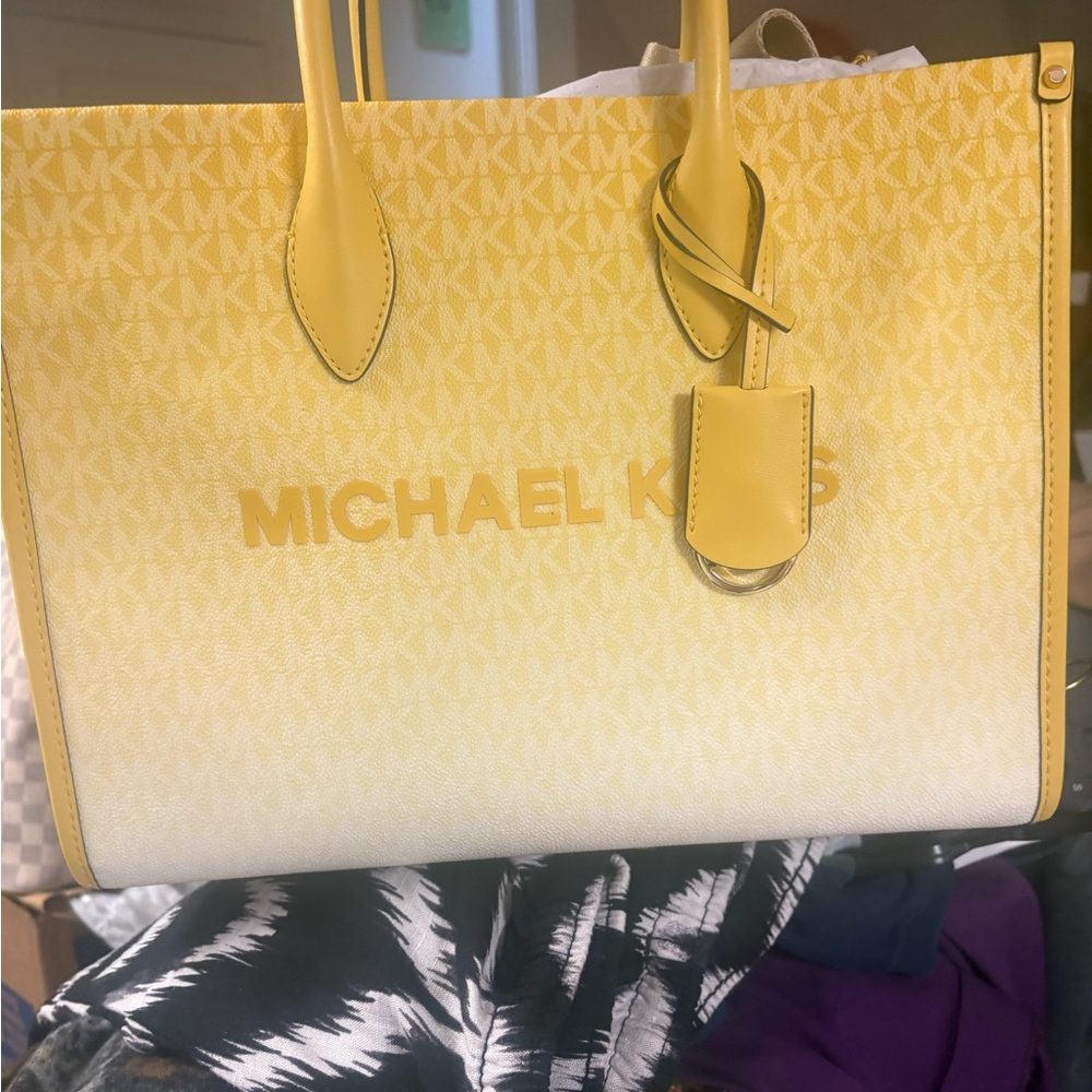 Michael Kors Yellow Gradient Tote